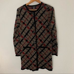 Pendleton Merino Wool Long Cardigan. Y33